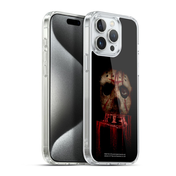 Friday the 13th 2009 Graphics Jason Voorhees Soft Gel Case for Apple iPhone 15 Pro Max & MagSafe