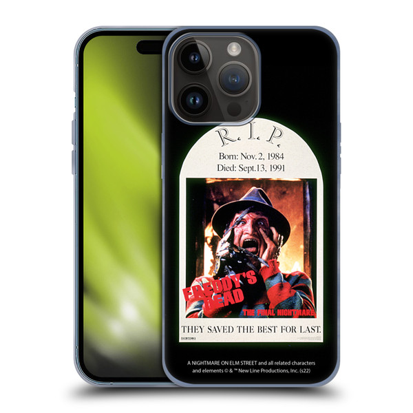 A Nightmare On Elm Street: Freddy's Dead Graphics The Final Nightmare Soft Gel Case for Apple iPhone 15 Pro Max