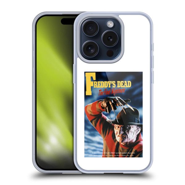 A Nightmare On Elm Street: Freddy's Dead Graphics Poster Soft Gel Case for Apple iPhone 15 Pro