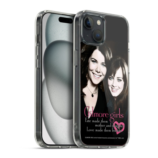 Gilmore Girls Graphics Fate Made Them Soft Gel Case for Apple iPhone 15 Plus & MagSafe