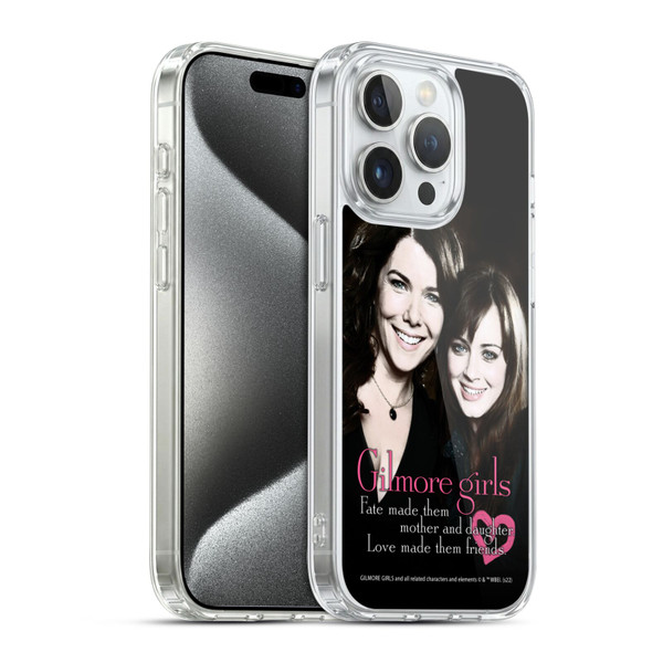 Gilmore Girls Graphics Fate Made Them Soft Gel Case for Apple iPhone 15 Pro & MagSafe