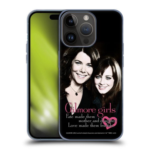 Gilmore Girls Graphics Fate Made Them Soft Gel Case for Apple iPhone 15 Pro