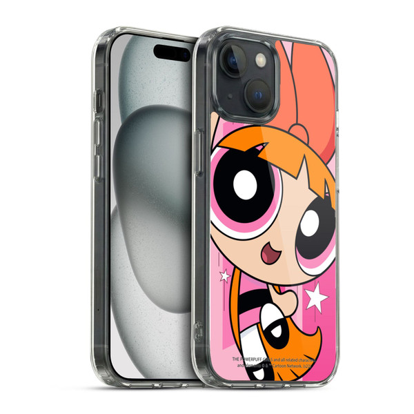 The Powerpuff Girls Graphics Blossom Soft Gel Case for Apple iPhone 15 & MagSafe