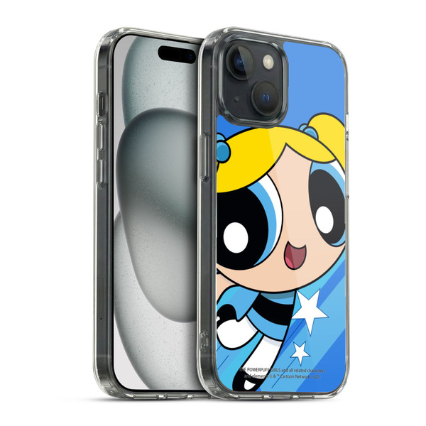 The Powerpuff Girls Graphics Bubbles Soft Gel Case for Apple iPhone 15 & MagSafe