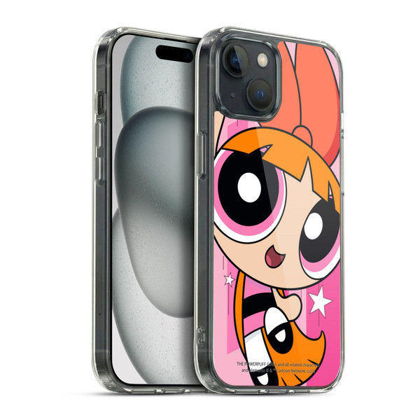 The Powerpuff Girls Graphics Blossom Soft Gel Case for Apple iPhone 15 Plus & MagSafe