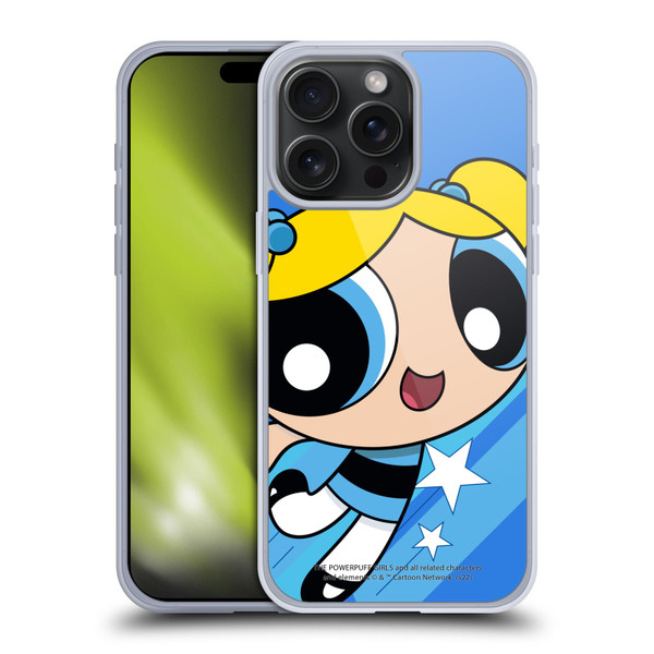 The Powerpuff Girls Graphics Bubbles Soft Gel Case for Apple iPhone 15 Pro Max & MagSafe