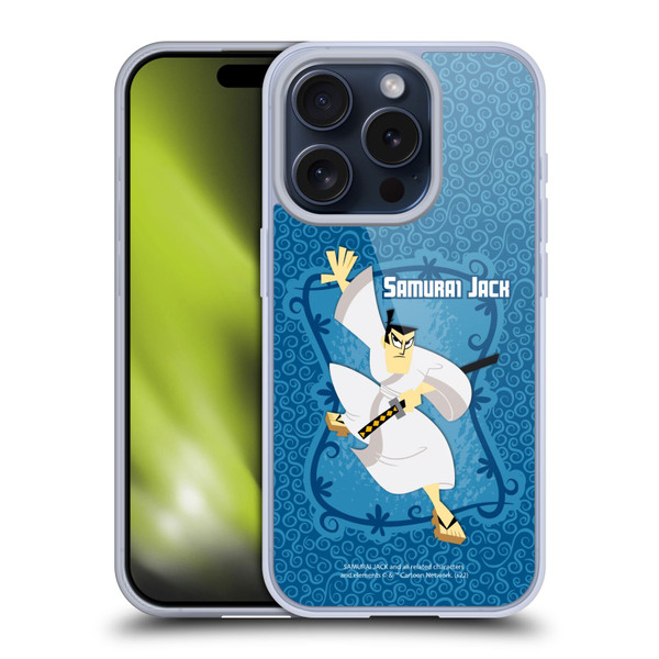 Samurai Jack Graphics Character Art 1 Soft Gel Case for Apple iPhone 15 Pro