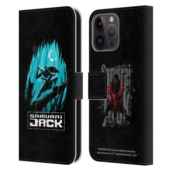 Samurai Jack Graphics Season 5 Poster Leather Book Wallet Case Cover For Apple iPhone 15 Pro Max