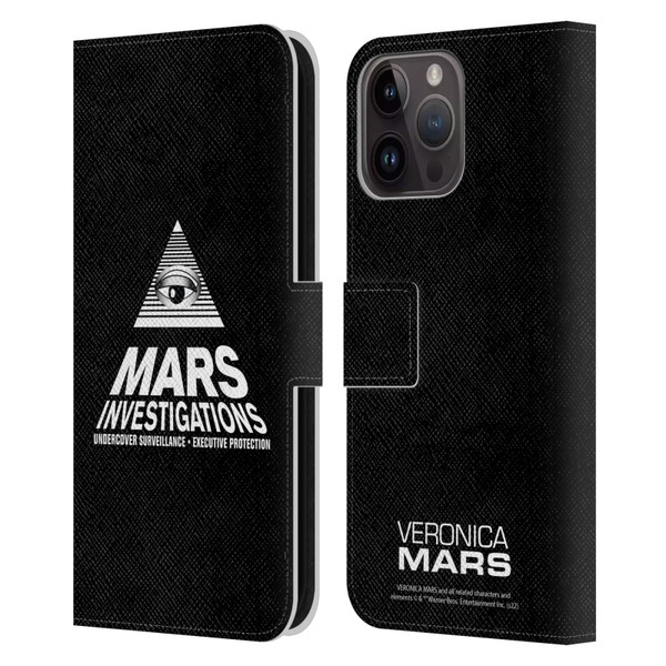 Veronica Mars Graphics Logo Leather Book Wallet Case Cover For Apple iPhone 15 Pro Max