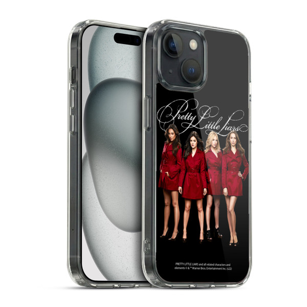 Pretty Little Liars Graphics Characters Soft Gel Case for Apple iPhone 15 & MagSafe