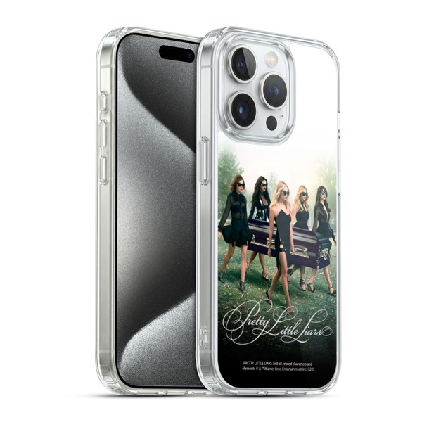 Pretty Little Liars Graphics Season 6 Poster Soft Gel Case for Apple iPhone 15 Pro & MagSafe