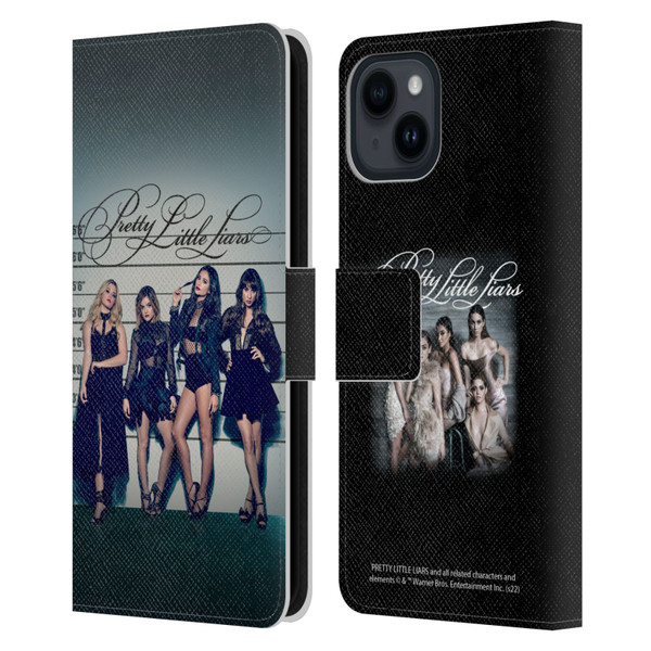 Pretty Little Liars Graphics Season 7 Poster Leather Book Wallet Case Cover For Apple iPhone 15