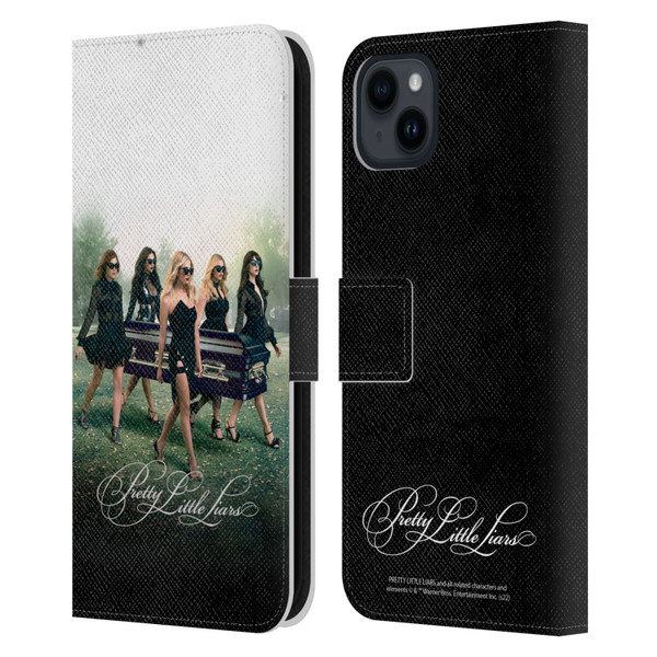 Pretty Little Liars Graphics Season 6 Poster Leather Book Wallet Case Cover For Apple iPhone 15 Plus