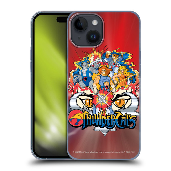 Thundercats Graphics Characters Soft Gel Case for Apple iPhone 15