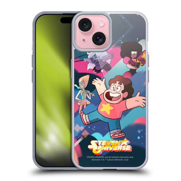 Steven Universe Graphics Characters Soft Gel Case for Apple iPhone 15
