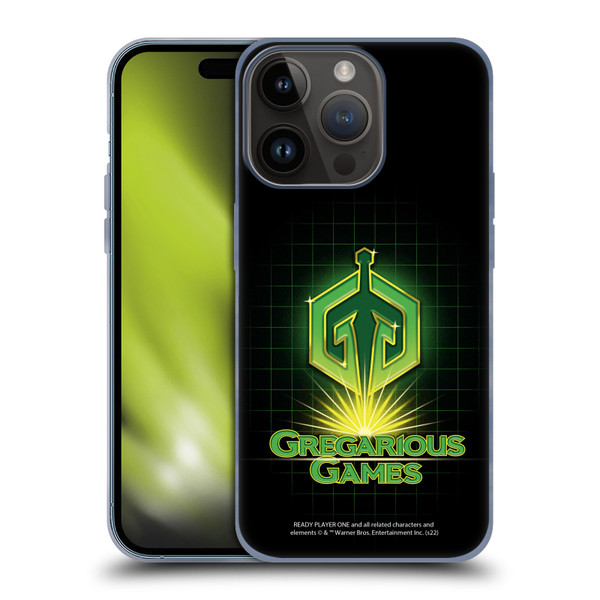 Ready Player One Graphics Logo Soft Gel Case for Apple iPhone 15 Pro