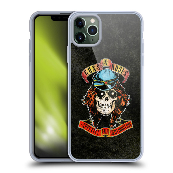 Guns N' Roses Vintage Rose Soft Gel Case for Apple iPhone 11 Pro Max