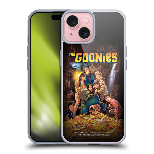 The Goonies Graphics Poster Soft Gel Case for Apple iPhone 15