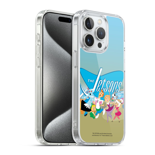 The Jetsons Graphics Group Soft Gel Case for Apple iPhone 15 Pro & MagSafe