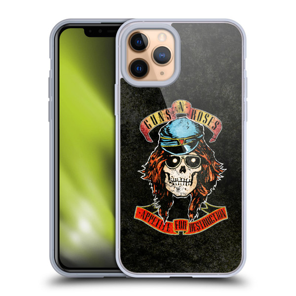 Guns N' Roses Vintage Rose Soft Gel Case for Apple iPhone 11 Pro