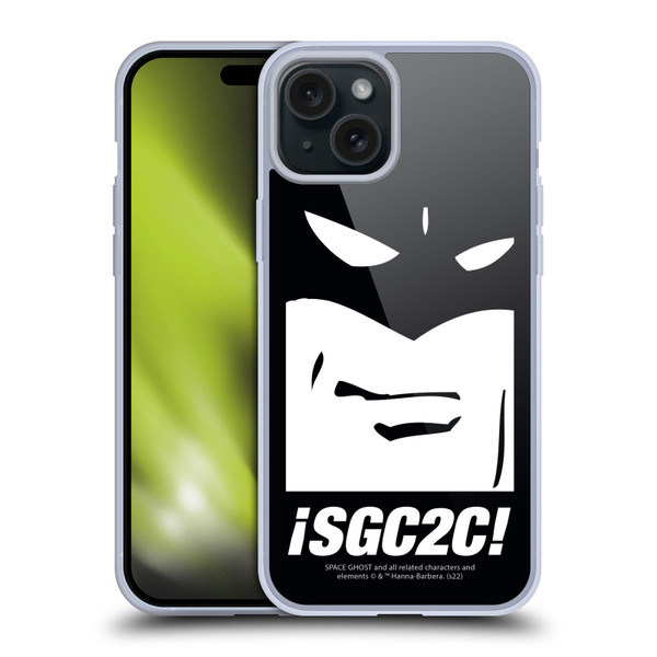Space Ghost Coast to Coast Graphics Space Ghost Soft Gel Case for Apple iPhone 15 Plus