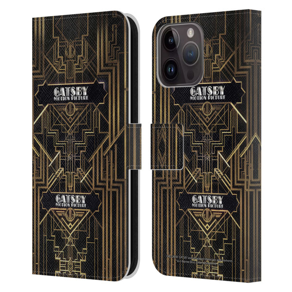 The Great Gatsby Graphics Poster 1 Leather Book Wallet Case Cover For Apple iPhone 15 Pro Max