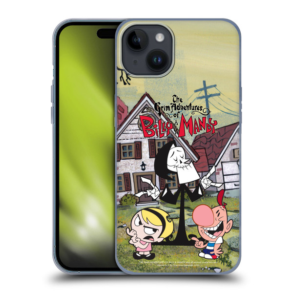 The Grim Adventures of Billy & Mandy Graphics Poster Soft Gel Case for Apple iPhone 15 Plus