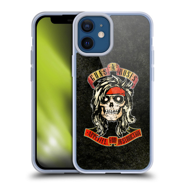 Guns N' Roses Vintage McKagan Soft Gel Case for Apple iPhone 12 Mini