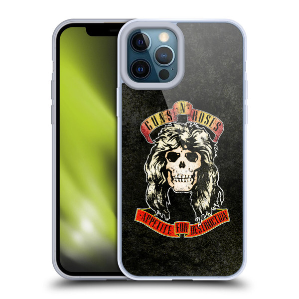 Guns N' Roses Vintage Adler Soft Gel Case for Apple iPhone 12 Pro Max