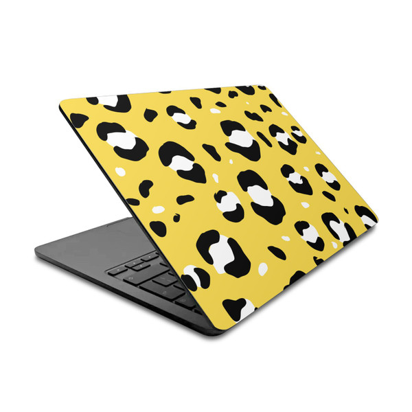 Grace Illustration Animal Prints Yellow Leopard Vinyl Sticker Skin Decal Cover for Apple MacBook Air 13.6" A2681 (2022)