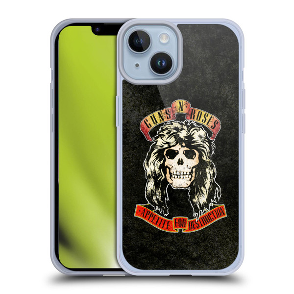 Guns N' Roses Vintage Adler Soft Gel Case for Apple iPhone 14