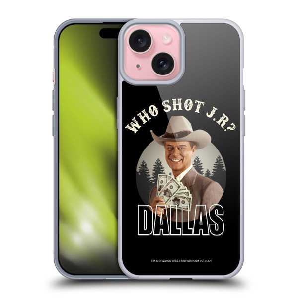 Dallas: Television Series Graphics Character Soft Gel Case for Apple iPhone 15