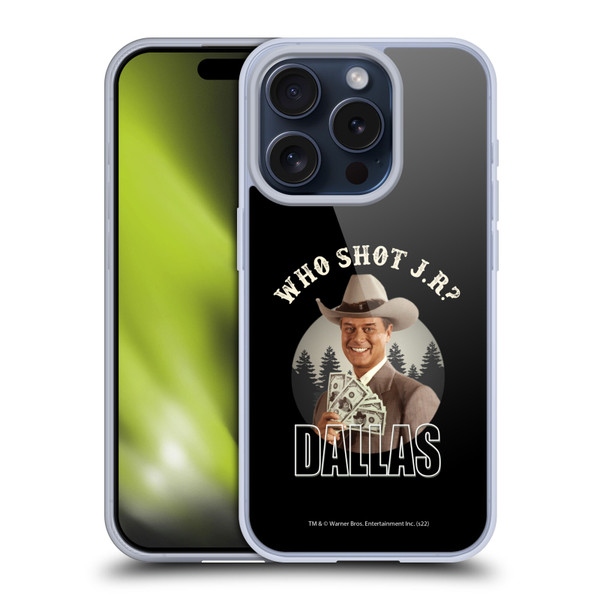 Dallas: Television Series Graphics Character Soft Gel Case for Apple iPhone 15 Pro
