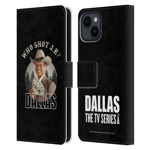 Dallas: Television Series Graphics Character Leather Book Wallet Case Cover For Apple iPhone 15