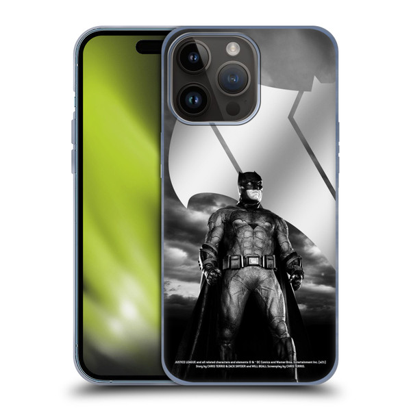 Zack Snyder's Justice League Snyder Cut Character Art Batman Soft Gel Case for Apple iPhone 15 Pro Max