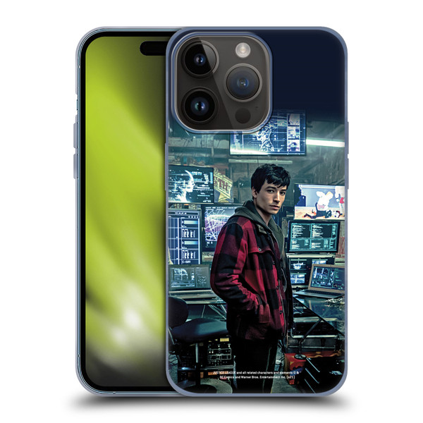 Zack Snyder's Justice League Snyder Cut Photography Barry Allen Soft Gel Case for Apple iPhone 15 Pro