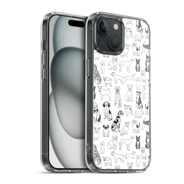 Andrea Lauren Design Animals Canine Line Soft Gel Case for Apple iPhone 15 & MagSafe