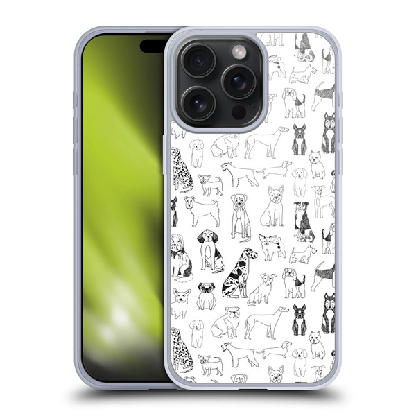 Andrea Lauren Design Animals Canine Line Soft Gel Case for Apple iPhone 15 Pro Max