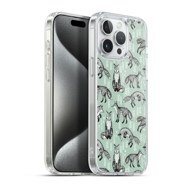 Andrea Lauren Design Animals Fox Soft Gel Case for Apple iPhone 15 Pro Max & MagSafe