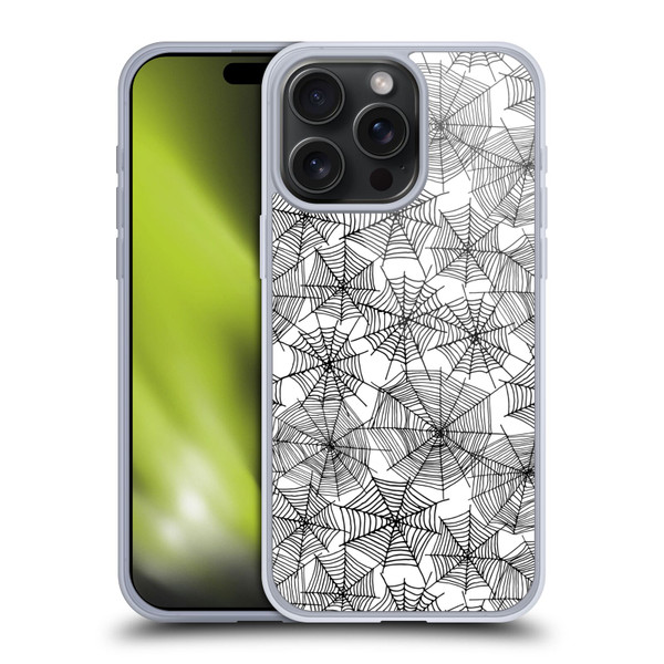 Andrea Lauren Design Assorted Spider Webs Soft Gel Case for Apple iPhone 15 Pro Max