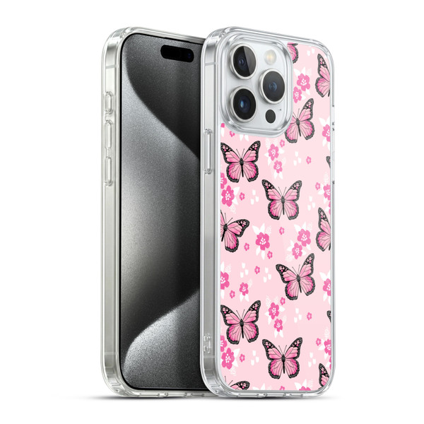Andrea Lauren Design Lady Like Butterfly Soft Gel Case for Apple iPhone 15 Pro Max & MagSafe