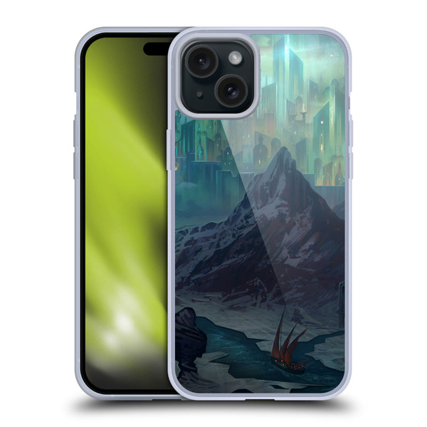 Alyn Spiller Environment Art Northern Kingdom Soft Gel Case for Apple iPhone 15 Plus