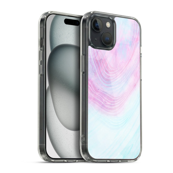 Alyn Spiller Marble Pastel Soft Gel Case for Apple iPhone 15 Plus & MagSafe