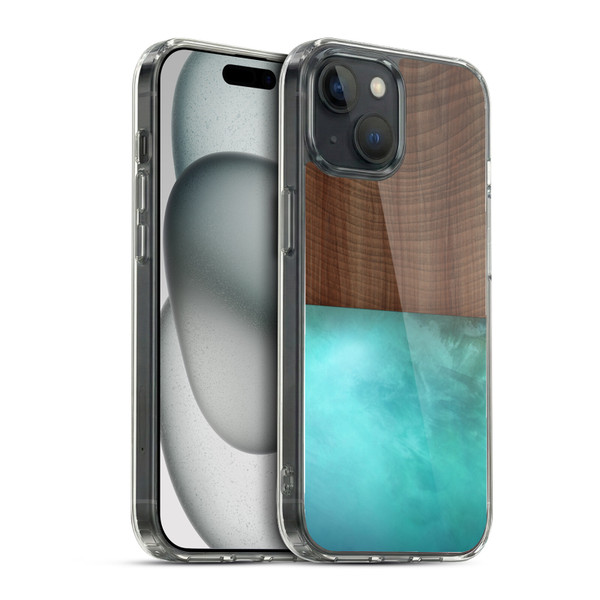 Alyn Spiller Wood & Resin Blocking Soft Gel Case for Apple iPhone 15 & MagSafe