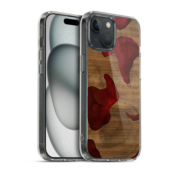 Alyn Spiller Wood & Resin Fire Soft Gel Case for Apple iPhone 15 & MagSafe