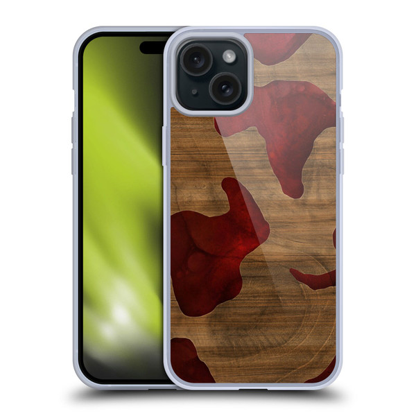 Alyn Spiller Wood & Resin Fire Soft Gel Case for Apple iPhone 15 Plus