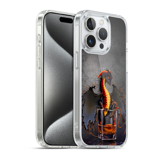 Stanley Morrison Dragons Black Pirate Drink Soft Gel Case for Apple iPhone 15 Pro & MagSafe