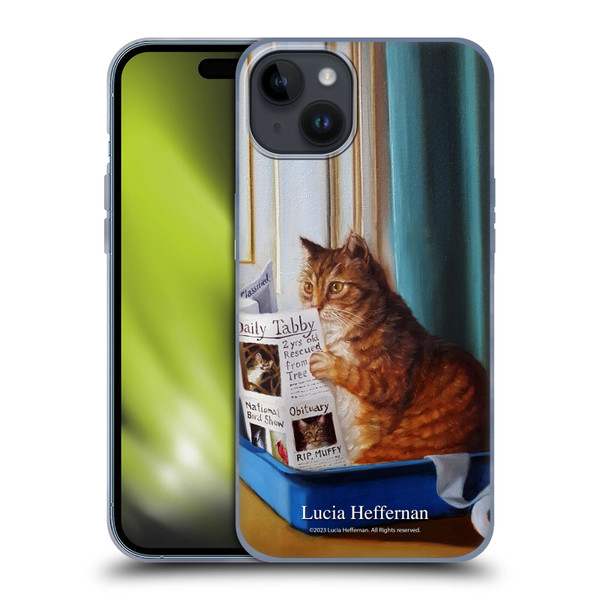 Lucia Heffernan Art Kitty Throne Soft Gel Case for Apple iPhone 15 Plus