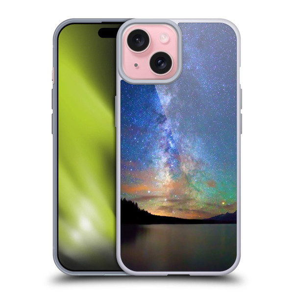 Royce Bair Nightscapes Jackson Lake Soft Gel Case for Apple iPhone 15