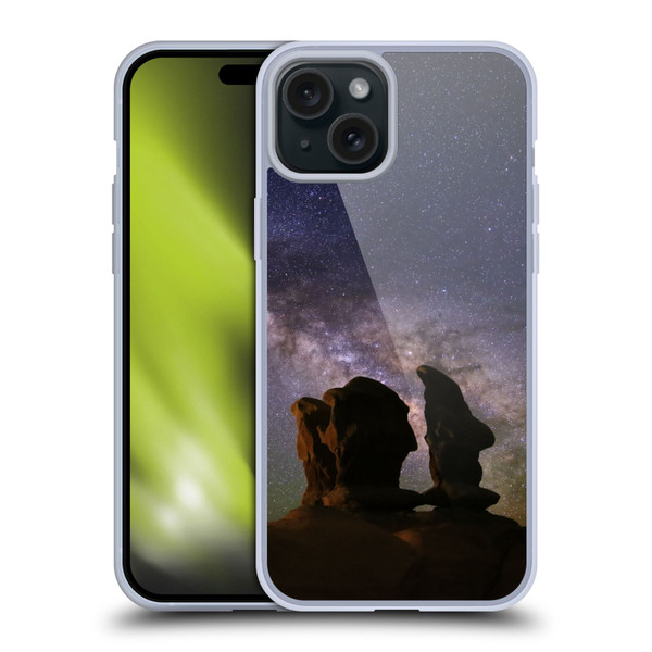 Royce Bair Nightscapes Devil's Garden Hoodoos Soft Gel Case for Apple iPhone 15 Plus